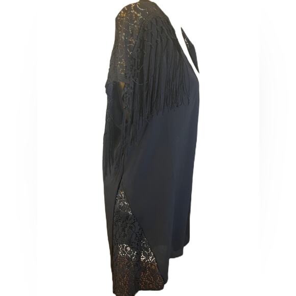 Kate & Mallory Black Lace Sheer Cardigan Size S - Picture 3 of 5